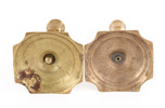 Ljusstakar ett par, snarlika, barock, 1700-tal