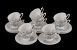 Moccakoppar med fat 11st, "Maria", Rosenthal