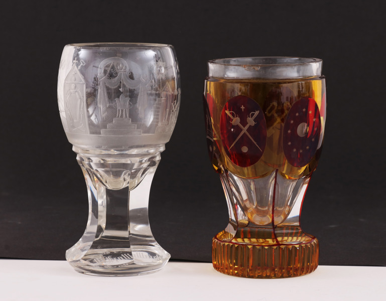 Frimurarglas 2st, 1800-tal