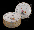 Assietter 10st, Meissen, Tyskland, 1800-tal