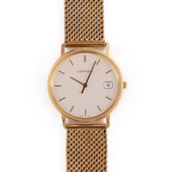 Herrarmbandsur i 18k, Certina