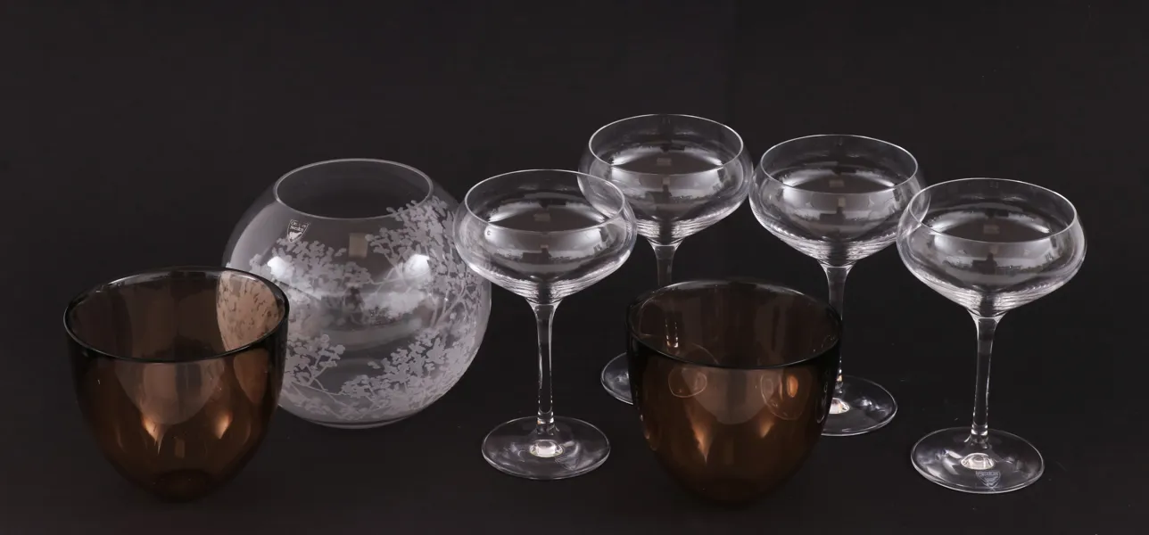 Glas 7 delar, Orrefors