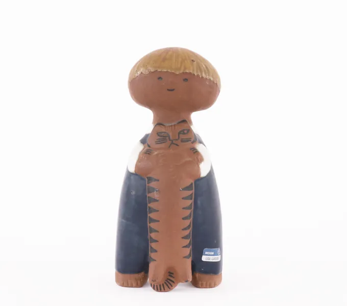 Figurin, "Pelle", Lisa Larson för Gustavsberg