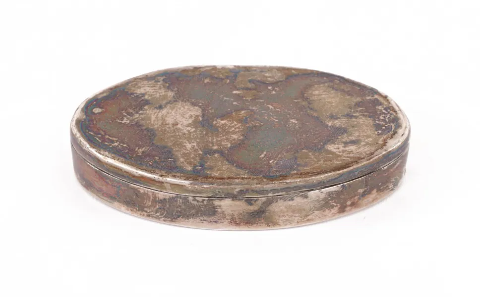 Snusdosa i silver, 1806