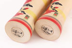Kokeshi dockor 2st, Japan, 1900-tal