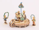 Figurgrupp 7 delar, "Hummel", Goebel, Tyskland