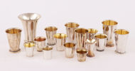Samling silverpokaler, 1900-tal