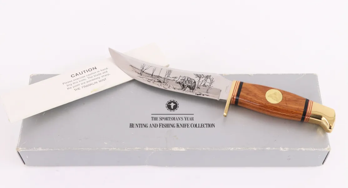 Jaktkniv, Franklin Mint/Solingen