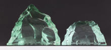 Glasblock 2st, Vicke Lindstrand för Kosta