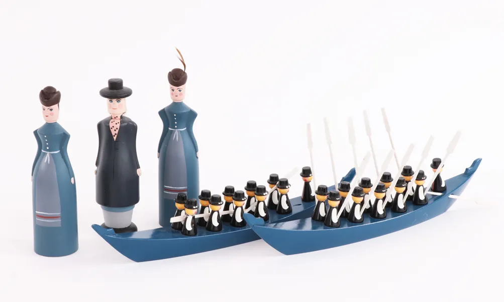 Träfigurer 5 delar