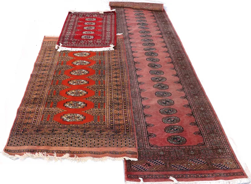 Handknutna mattor 3st, orientaliska