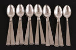 Kaffeskedar 13st, silver, "Rosenholm"