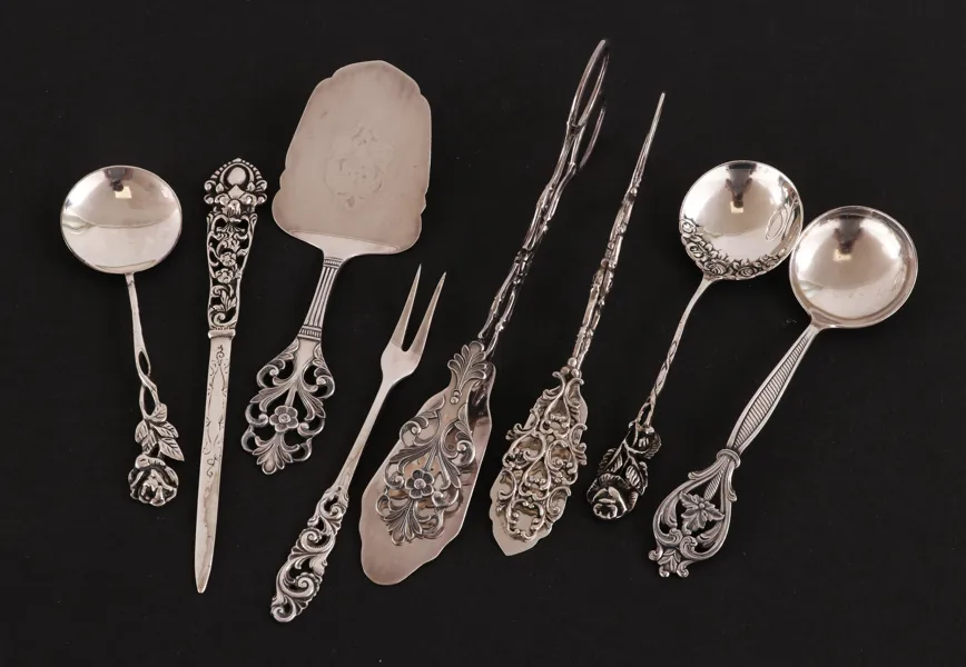 Silver 8 delar