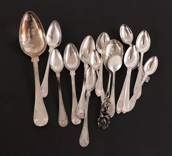 Silver 15 delar