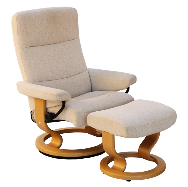 Fåtölj med fotpall, Ekornes, 2000-tal