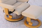 Fåtölj med fotpall, Ekornes, 2000-tal