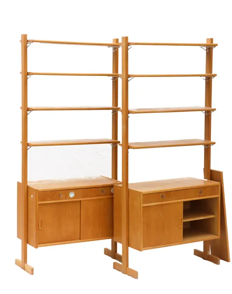 Bokhyllor ett par, 1960-tal