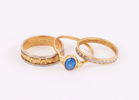 Ringar 3st, 18k