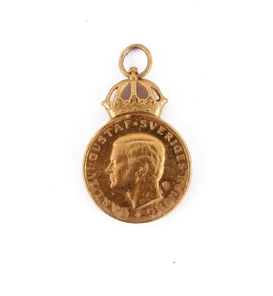 Medalj i 18k, Carl XIV Gustaf