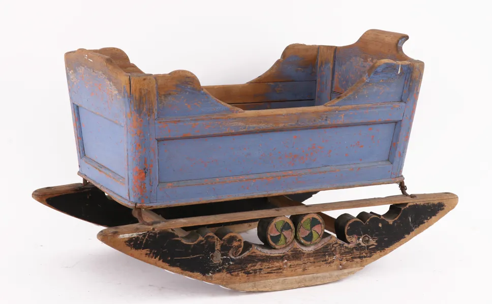 Vagga, allmoge, 1800-tal