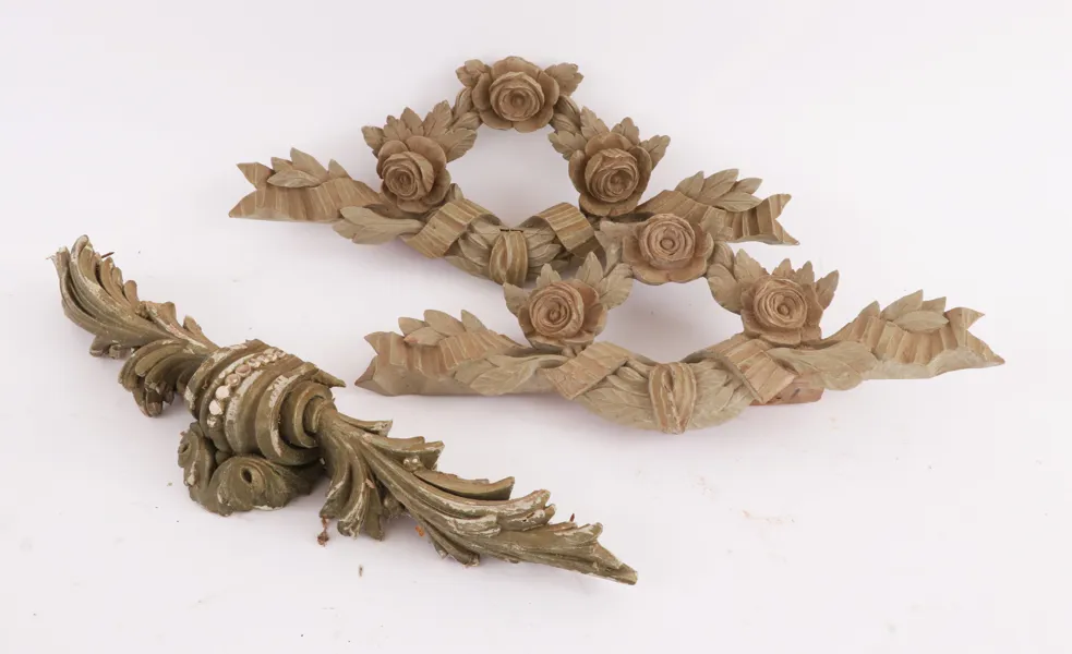 Dekorornament 3 delar, 18/1900-tal