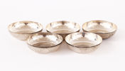 Skålar 5st, silver, Iran, 1900-tal