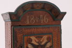 Väggskåp, allmoge, Dalarna, daterat 1846