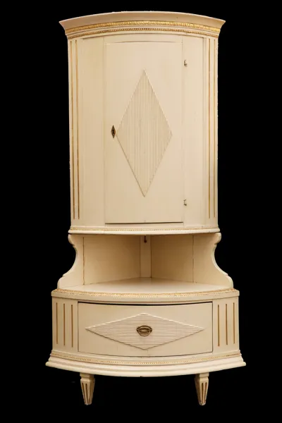 Golvhörnskåp, gustavianskt, 1800-talets första del
