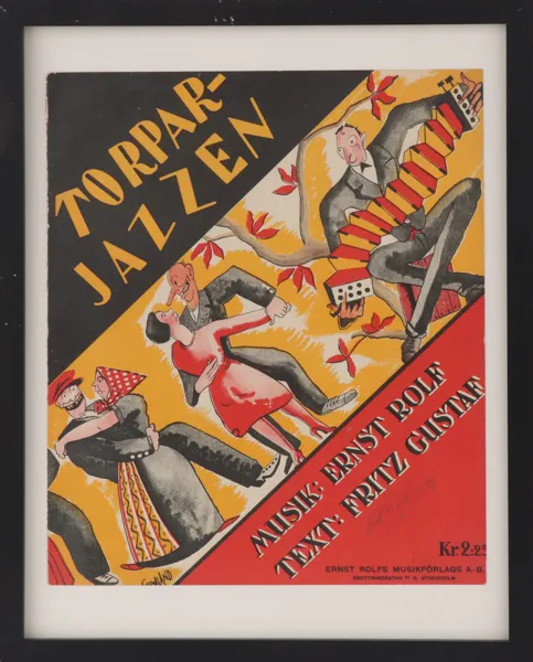 Affisch, "Torparjazzen", Ernst Rolf