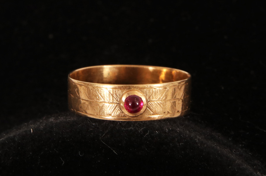 Ring i 18k, 1898