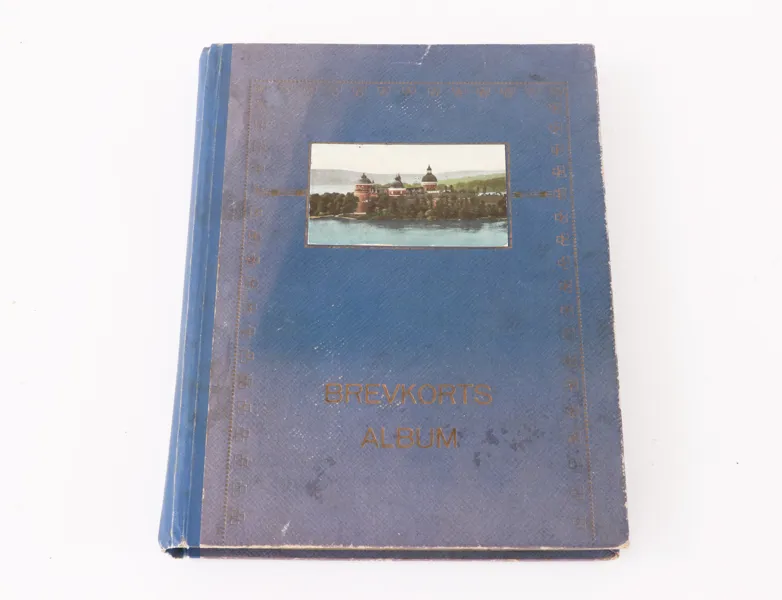 Brevkortsalbum med 84st brevkort, 1900-talets början