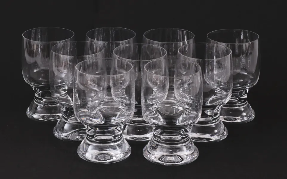 Glas 9st, "Porter", Signe Persson Melin för Boda