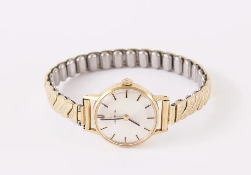 Damarmbandsur i 14k, Certina