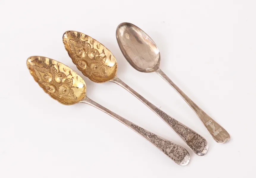 Skedar 3st, sterlingsilver, England