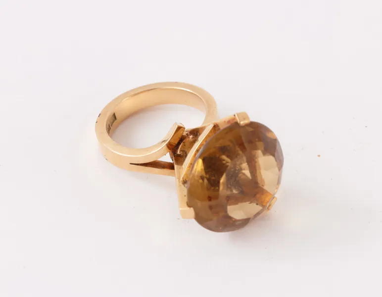 Ring i 18k, A.Hillebrandt, Borlänge, 1975