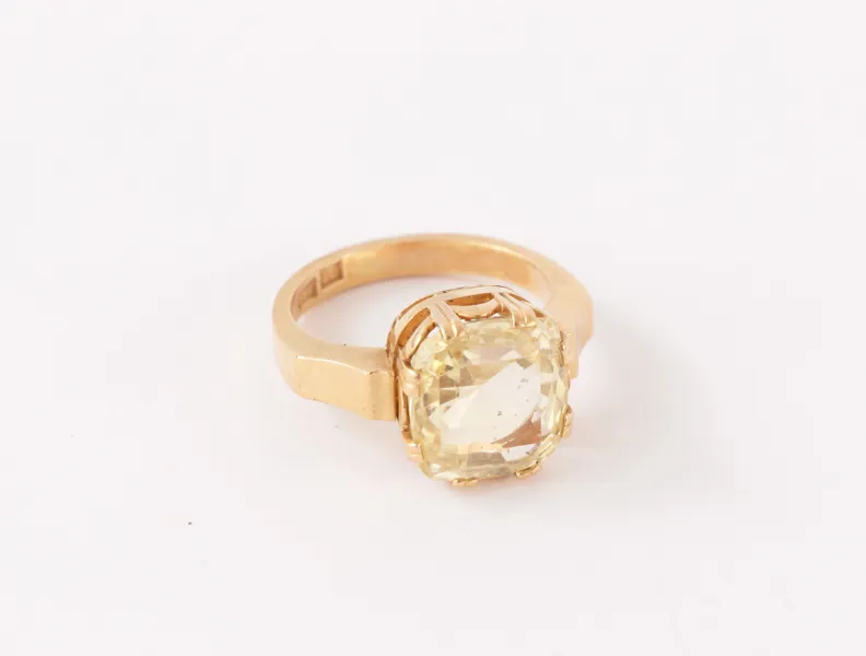 Ring i 18k, A.Hillebrandt, Borlänge, 1974
