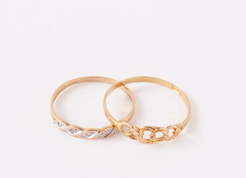 Ringar 2st, 18k