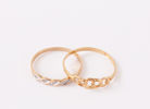 Ringar 2st, 18k