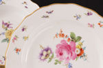 Tallrikar 9st, Meissen, 1800-tal
