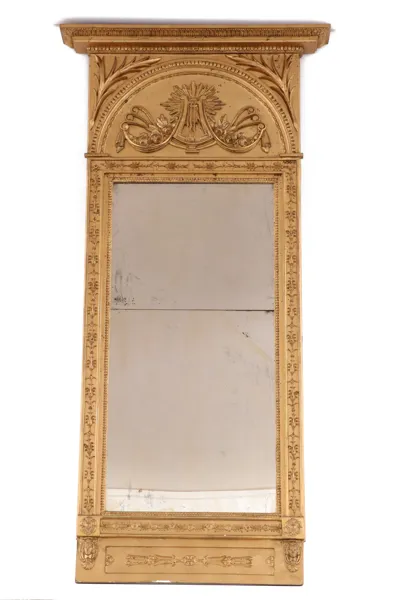 Spegel, sengustavianskt Stockholmsarbete, 1800-talets början