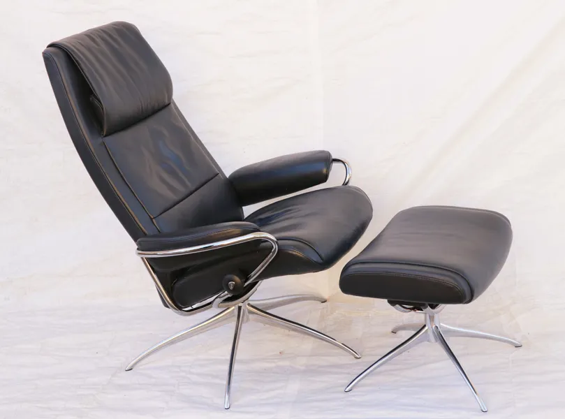 Fåtölj med fotpall, Stressless, Norge, 2000-tal