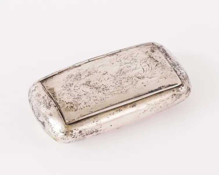 Snusdosa i silver, 1900-talets början