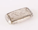 Snusdosa i silver, 1900-talets början