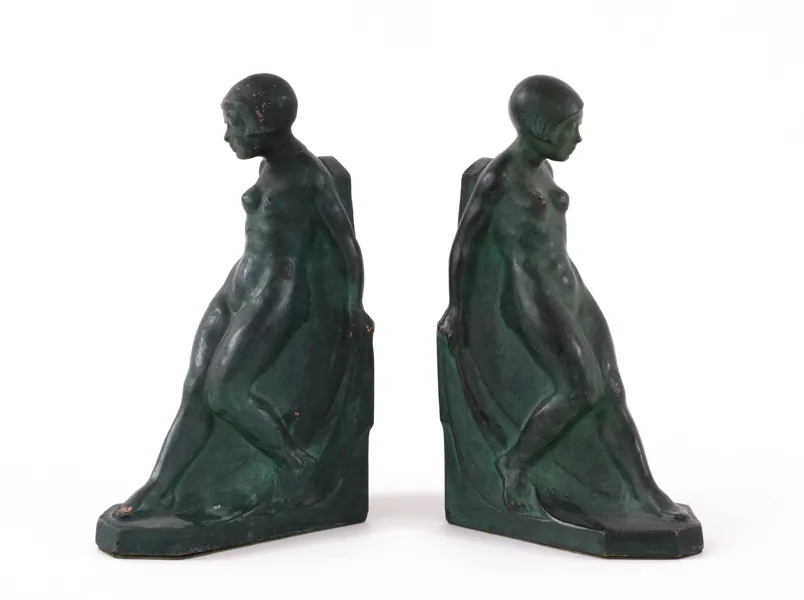 Bokstöd ett par, 1920/30-tal