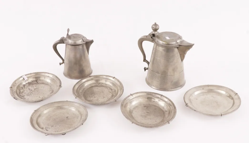 Tenn 7 delar, Sverige, 17/1800-tal