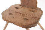 Stol, allmoge, 1800-tal