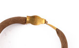 Armband i hårarbete och 18k, möjligen 1842