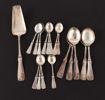 Bestickservisdelar 18st, silver, "Uppsala", Eric Löfman för MGAB