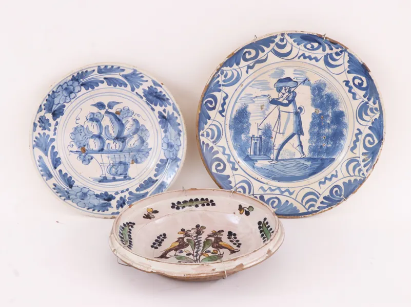 Fajans 3 delar, 1700-tal