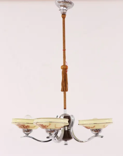 Taklampa, art deco, 1930-tal